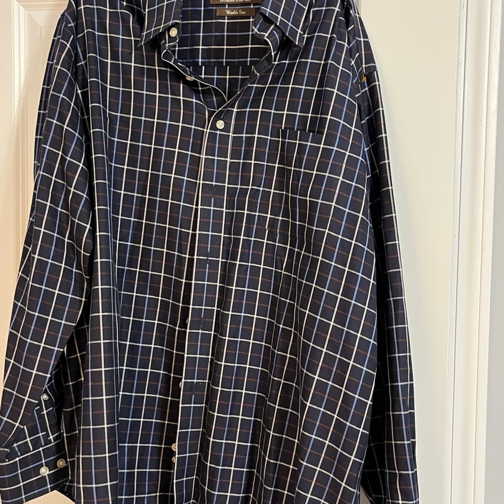 Men's Black Checkered Shirt